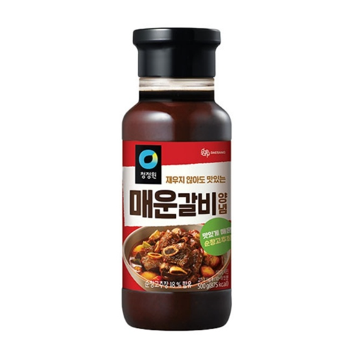 청정원)매운갈비양념 500g